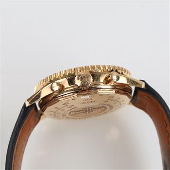 Breitling 18kt Gold Navitimer Watch- Evaluated By Our Certified Gemologist-AGS/GIA