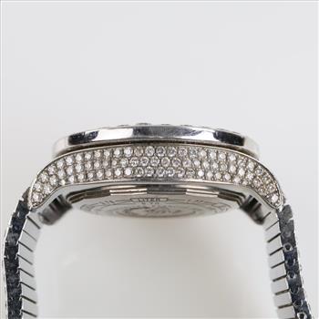 Breitling 31.71cts TW Diamond Super Avenger Watch- Evaluated By Our Certified Gemologist-AGS/GIA