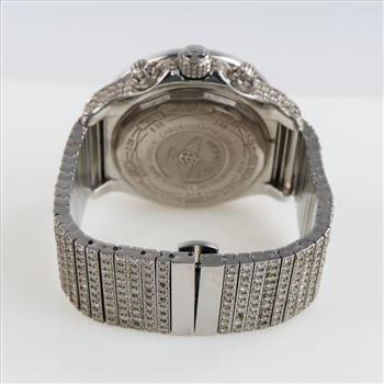 Breitling 31.71cts TW Diamond Super Avenger Watch- Evaluated By Our Certified Gemologist-AGS/GIA