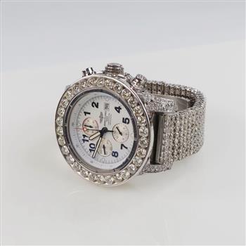 Breitling Super Avenger 38.09cts TW Diamond Watch-Evaluated By Our Certified Gemologist-AGS/GIA