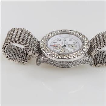 Breitling Super Avenger 38.09cts TW Diamond Watch-Evaluated By Our Certified Gemologist-AGS/GIA