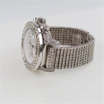 Breitling Super Avenger 38.09cts TW Diamond Watch-Evaluated By Our Certified Gemologist-AGS/GIA