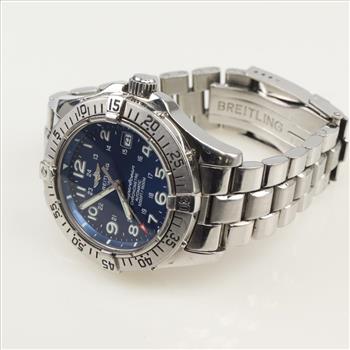 Breitling Super Ocean Watch-Evaluated By Our Certified Gemologist-AGS/GIA