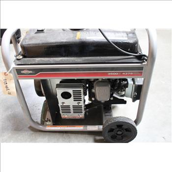 Briggs And Stratton Portable Gas Generator Model 030547
