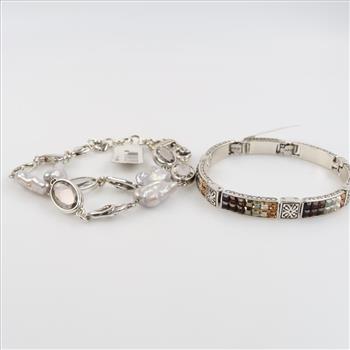 Brighton Silver Plated Jewelry, 2 Pieces