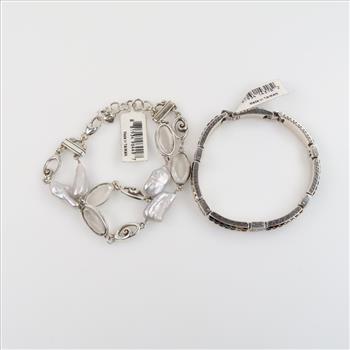 Brighton Silver Plated Jewelry, 2 Pieces