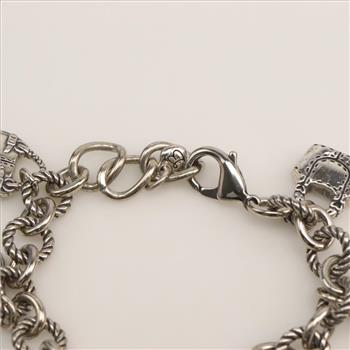 Brighton Silver Plated Purse Charm Watch