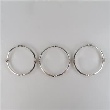 Brighton Silver Plated Toledo Bangle Bracelet, 3 Pieces