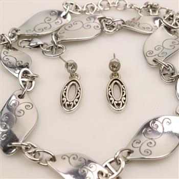 Brighton Silver-plated Jewelry, 3 Pieces
