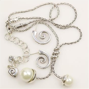 Brighton Silver-plated Jewelry, 3 Pieces