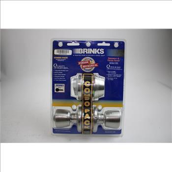 Brinks Deadbolt & Keyed Entry Doorknob Combo Pack