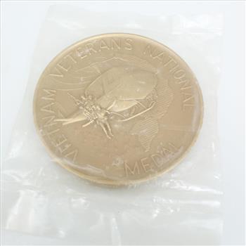 Bronze Vietnam Veterans National Medal & Wright Brothers Flight Token