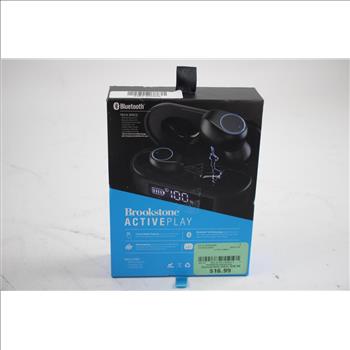 Brookstone Active Play True Wireless Earbuds, BSTWS19BK