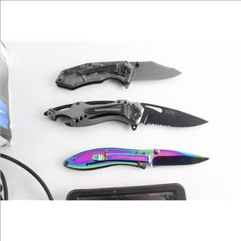 Brookstone Pocket Projector And More, 6 Pieces