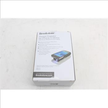 Brookstone Pocket Projector For IPhone 4 Device