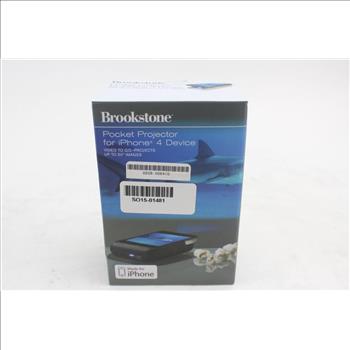 Brookstone Pocket Projector For IPhone 4 Device