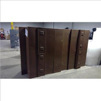Brown Lockers, 15 Pieces