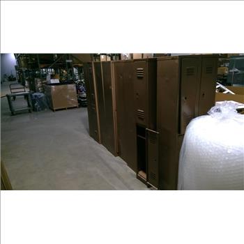 Brown Lockers, 15 Pieces