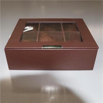 Brown Watch Display Case