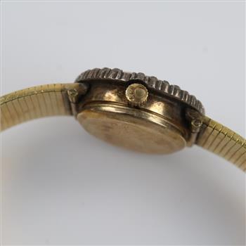 Bucherer 10kt GP Case Watch