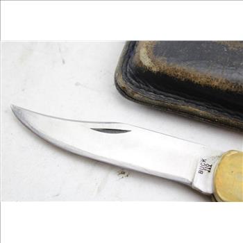 Buck 110 Folding Knife And Sheath