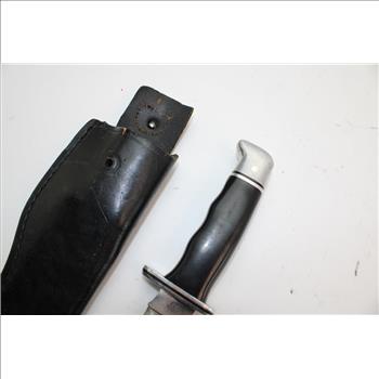 Buck 119 Fixed Blade Knife And Sheath