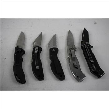 Buck And Other Knives, 5 Pieces