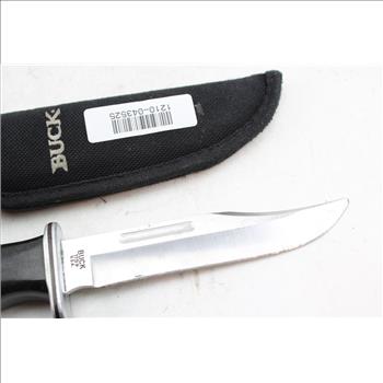 Buck Fixed Blade Knife With Sheath
