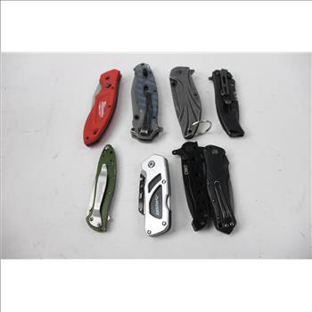 Buck, Kershaw, Klein Tools, Husky, And More Folding Knives, 14 Pieces