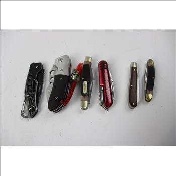 Buck, Kershaw, Klein Tools, Husky, And More Folding Knives, 14 Pieces