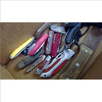 Buck, Kessler, And Other Knives, 17 Pieces