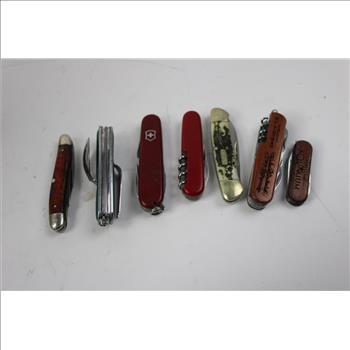 Buck Whittaker, Swiss Army, And More Knives, 11 Pieces