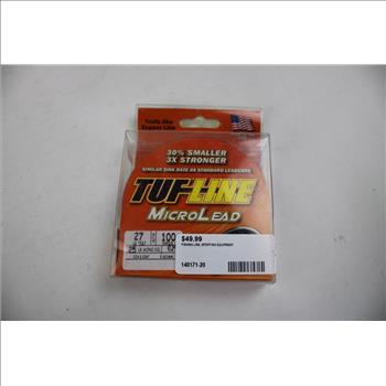 Buck's Mini Reel, Mr. Crappie Reel, Tuf-Line MicroLead Fishing Line, 3 Pieces