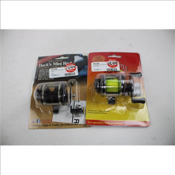 Buck's Mini Reel, Mr. Crappie Reel, Tuf-Line MicroLead Fishing Line, 3 Pieces