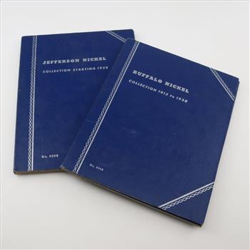 Buffalo And Jefferson Nickel Collection Booklets, 43+ Pieces | Property ...