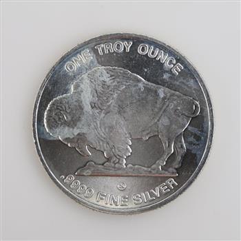 Buffalo Fine Silver Round 1 Troy Oz