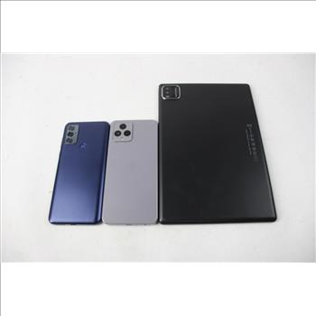 Bulk Cell Phone  And Tablet Lot, 3 Pieces, Sold For Parts