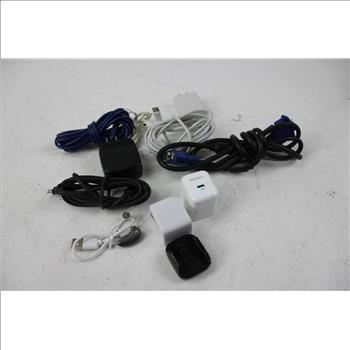 Bulk Lot Cables, Adapter And Chargers