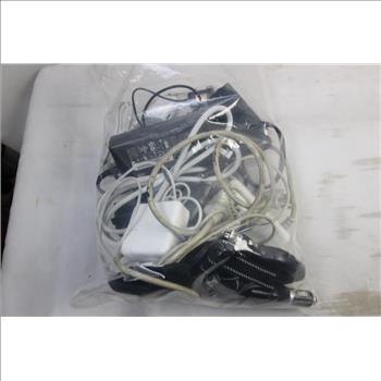 Bulk Lot Cables, Adapters, Charger, For Cellphones, Laptons And More