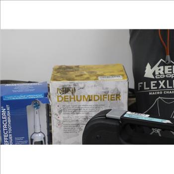 Bulk Lot, Dehumidifier, Lock Case, Soft Case, Power Toothbrush, Chair, Arlo Camera