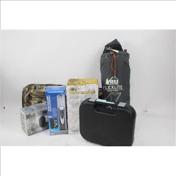 Bulk Lot, Dehumidifier, Lock Case, Soft Case, Power Toothbrush, Chair, Arlo Camera