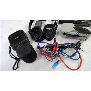 Bulk Lot Dron, Speaker, Flahslight, Powerbank And More