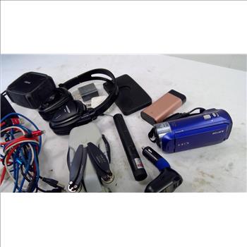 Bulk Lot Dron, Speaker, Flahslight, Powerbank And More