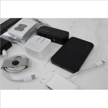 Bulk Lot Earbuds, Powerbanks, Adapter Charger And More