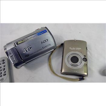 Bulk Lot JVC, Canon, Cameras, Garmin Nuvi Gps