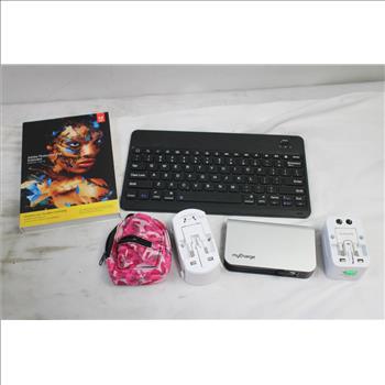 Bulk Lot Keyboard, Cables And Power Banks