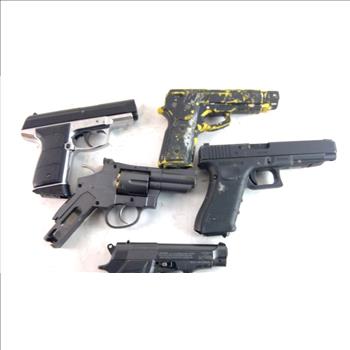 Bulk Lot Of BB Guns And A Prop Gun, 5 Pieces