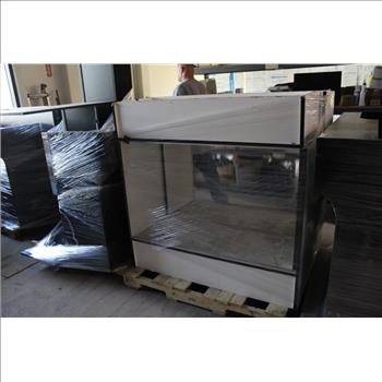 Bulk Lot Of Display Cases & Office Standing Desks 10+ Pieces