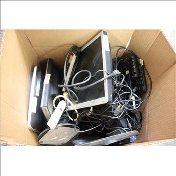 Bulk Lot Of Monitors, Keyboards And Other