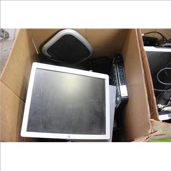 Bulk Lot Of Monitors, Keyboards And Other